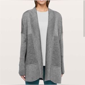 Lululemon sit in lotus wrap cardigan